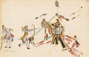 Pawnees, 1874-75 de Howling Wolf